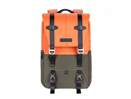 K&F Beta Backpack - lehký polstrovaný fotografický batoh, 20 l, oranžový