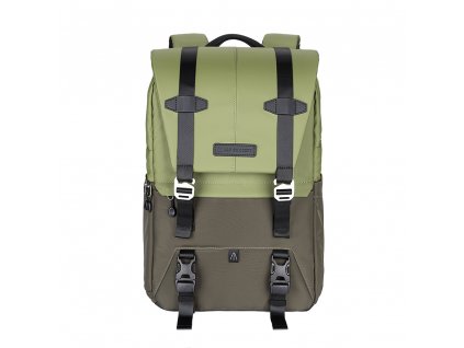 K&F Beta Backpack - lehký polstrovaný fotografický batoh, 20 l, zelený army green