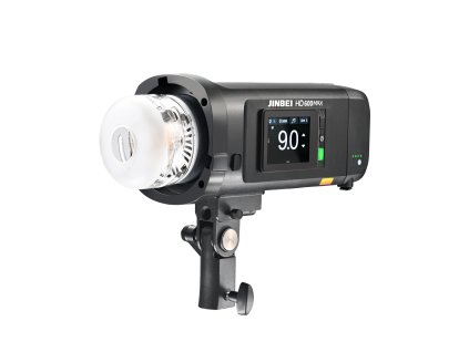 Jinbei HD 600 MAX TTL, HSS bateriový blesk 600 Ws s reflektorem