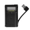 11180 dualni usb nabijecka baterii nikon unk1 nitecore pro en el14 a en el15