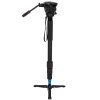 13100 teleskopicky monopod se zakladnou a videohlavou coman q5 1910mm aluminium