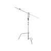 C-stand CK3 ocelový boomstand stojan - stativ s 5/8" baby spigotem, ramenem a gripheady 4,3m, nosnost 20 kg