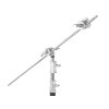 C-stand K1 ocelový boomstand stojan - stativ s 5/8" baby spigotem, ramenem a gripheady 4,3m, nosnost 20 kg