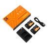 Sada dvou baterií LP-E6 NH 2250 mAh a duální nabíječky K&F pro Canon
