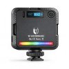 W&S Mini RGB LED světlo 2500–9000K Kapesní video světlo s efekty a magnetem 2