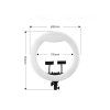 Jinbei EFR-48 ring light 18″ bi-color — profesionální set se studiovým stativem 2,8 m