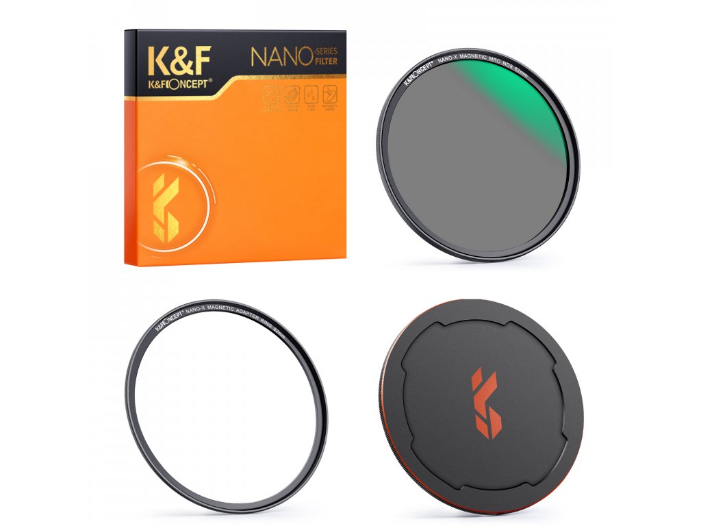 Magnetický šedý neutrálny filter NANO-X ND8 K&F - green coated