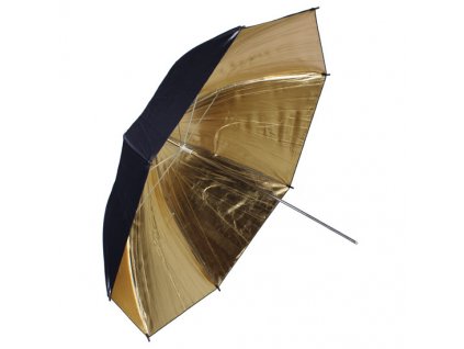 Fotografický zlatý dáždnik 102cm