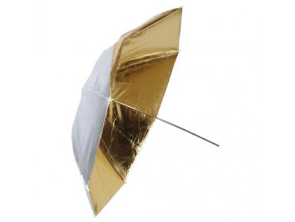 Fotografický zlatý-strieborný dáždnik 102cm