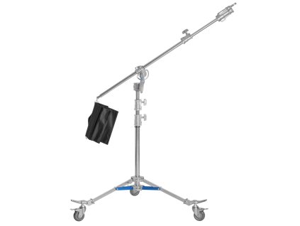 Heavy boomstand - statív M6 2v1 - Ocel, nastaviteľná základňa 3,2m