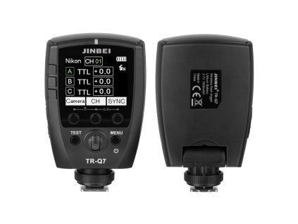 Multibrandový odpaľovač TR-Q7 TTL, HSS pre blesky rady HD, MSN, SPARK, DPX, RT a EF