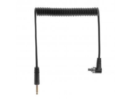 Synchronizační kabel pro odpalovače se závitem 35 cm, konektory 3,5 mm|PC port