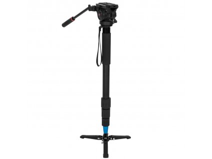 Teleskopický monopod so základňou a videohlavou Coman Q5 (1910mm - Aluminium)