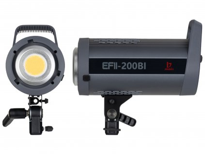 Hybridné Bi color LED trvalé svetlo EF 200 II Sun Light, 2700 6500K + reflektor