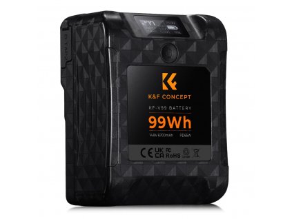 K&F mini V-Mount batéria, 6700 mAh, 99 Wh