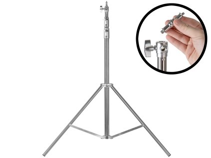Heavy stand LS 28 - oceľový statív s krížovou hlavou, 2,8 m, 10 kg