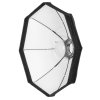 Beauty dish 80 cm biely rýchlorozkladací s voštinou, adaptér Bowens