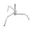 C-stand K1 oceľový boomstand stojan - statív s 5/8" baby spigotom, ramenom a gripheadmi 4,3m, nosnosť 20 kg