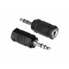 Adaptér - redukcia z JACK 2,5 mm (F) na JACK 3,5 mm (M) TRS (Stereo)