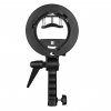Držiak externého blesku s rukoväťou, bajonetom BOWENS a držiakom dáždnika