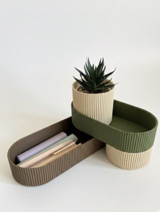 TERRA ORGANIZÉR Minimalistický organizér TERRA je navrhnutý ako modulárny systém, ktorý sa prispôsobí tvojmu priestoru aj...