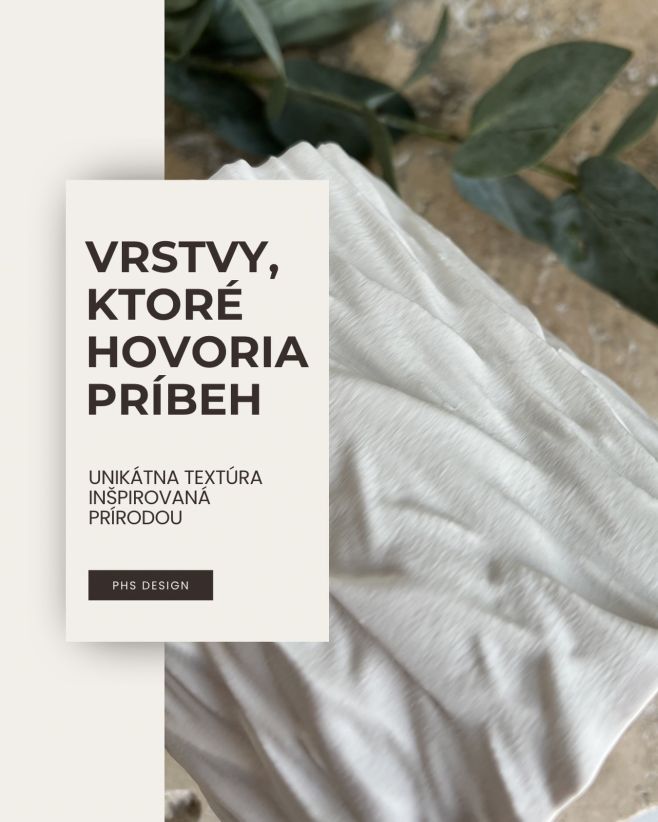 Umenie skryté v detailoch. ✨ Klasická 3D tlač máva vodorovné línie, no my v PHS Design ideme ďalej. Unikátna, prírodou...