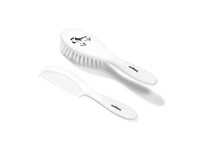 2178 babyono kefa so super makkymi stetinami a hreben na detske vlasky biela zebra