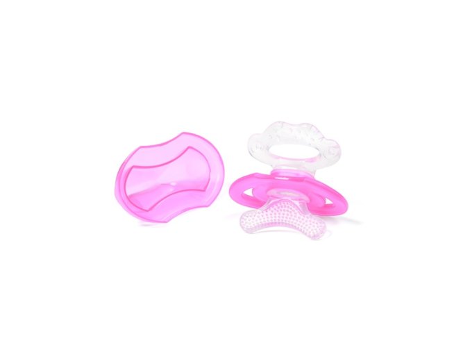 1236 1 babyono silikonove hryzatko ruzove