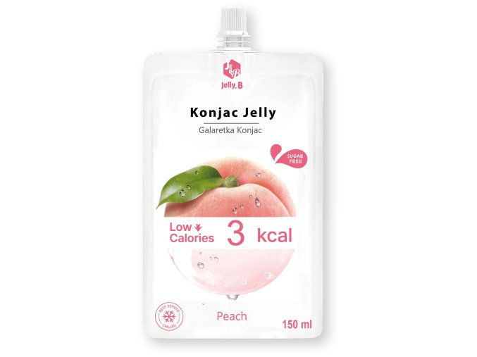 konjac gel peach