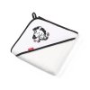 2436 babyono bambusova osuska s kapucnou biela zebra 85x85 cm