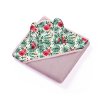 2475 babyono frote osuska s kapucnou zajacie uska ruzova 100x100 cm