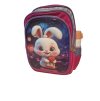 4404 9 skolska taska s 3d motivom zajacik
