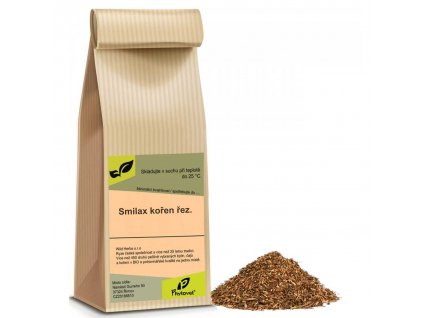 Smilax kořen řez.