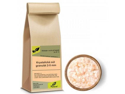 Krystalická sůl granulát 2 5 mm