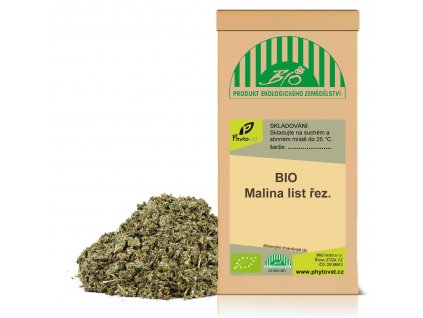 BIO Malina list řez.