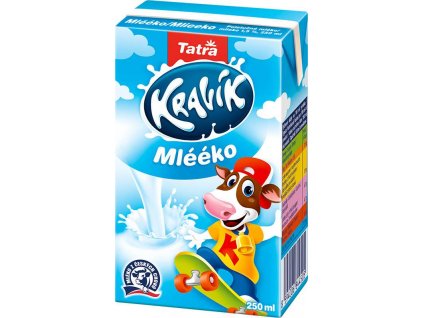 MLÉČNÝ nápoj Kravík neochucený 250ml /6x