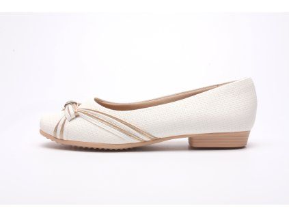 Piccadilly baleríny 250196-5 bílé