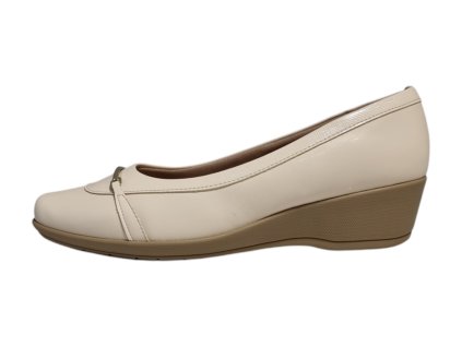 Piccadilly dámské lodičky 143211-11 krémové