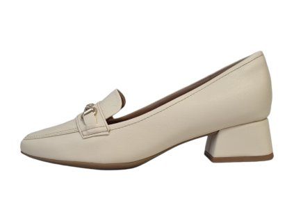 Piccadilly dámské lodičky 160079-12 krémové