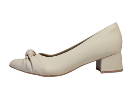 Piccadilly dámské lodičky 739062-5 krémové