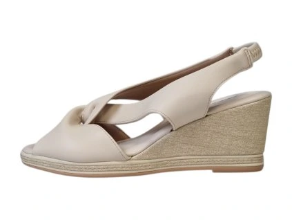 Piccadilly dámské sandály 408221-32 krémové