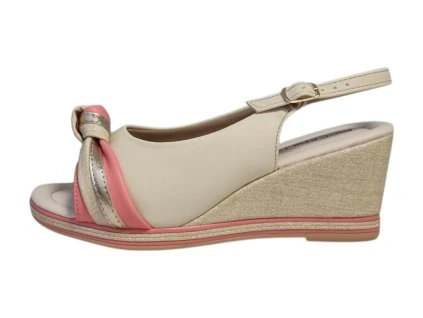Piccadilly dámské sandály 408230-1 krémové