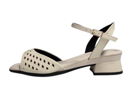 Piccadilly dámské sandály 475016-7 krémové