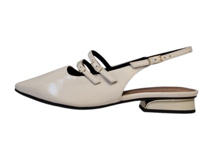 Piccadilly MAXI dámské lodičky 279033-1 krémové