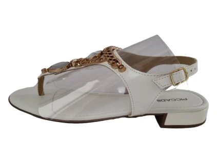 Piccadilly sandály 558029-1 bílé