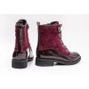 Ladies kotníkové boty bordeaux s kolečkama