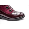 Ladies kotníkové boty bordeaux s kolečkama