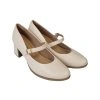 Piccadilly dámské lodičky 654021-48 krémové