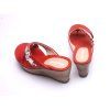 Piccadilly dámské žabky 556035 červené