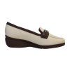 Piccadilly MAXI dámské polobotky 117118-1 krémové